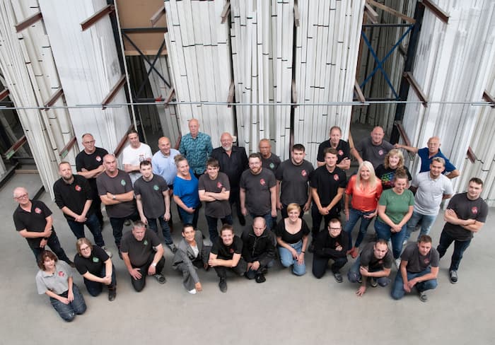 team avabel Een groepsfoto van de collega's van Avabel Nederland BV